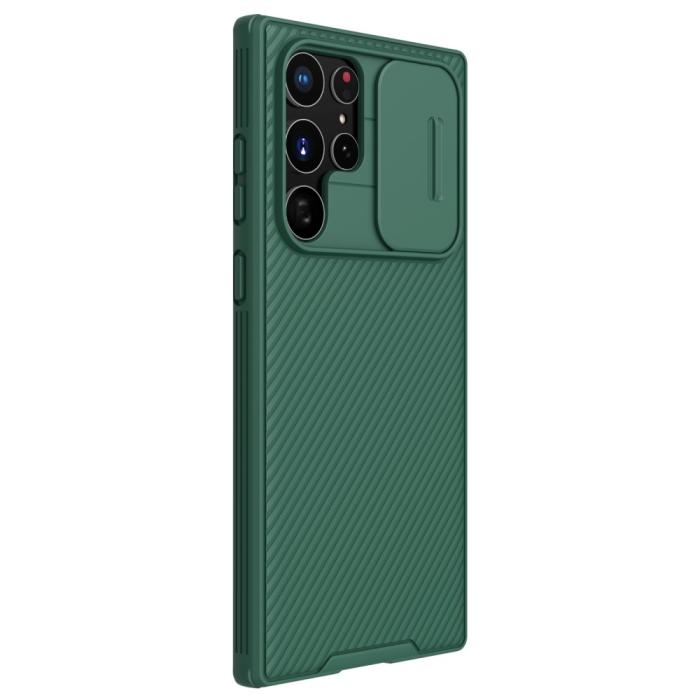 Bild 4, NILLKIN NILLKIN Samsung Galaxy S22 Ultra Skal CamShield Pro Grön - Teknikhallen.se
