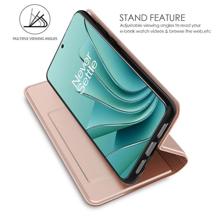 Bild 2,  OnePlus Nord 5 5G Fodral Flip Läder Roséguld - Teknikhallen.se