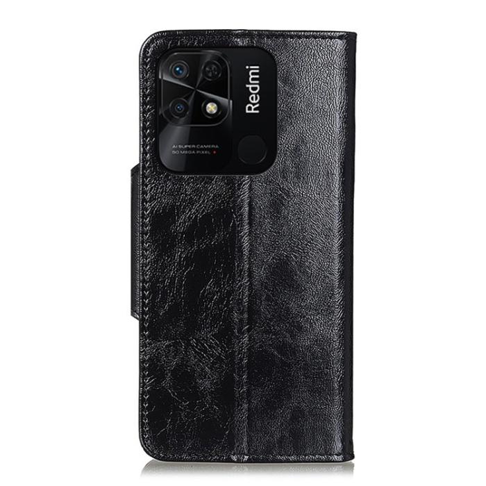 Bild 3,  Xiaomi Redmi 10C Fodral Flerkort Läder Svart - Teknikhallen.se