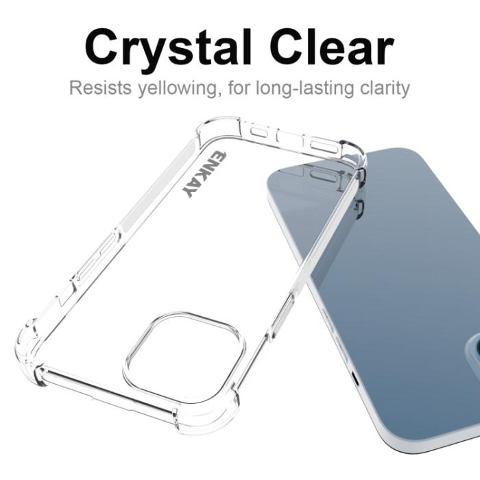 Bild 5, ENKAY ENKAY iPhone 14 Skal Shockproof TPU Transparent - Teknikhallen.se