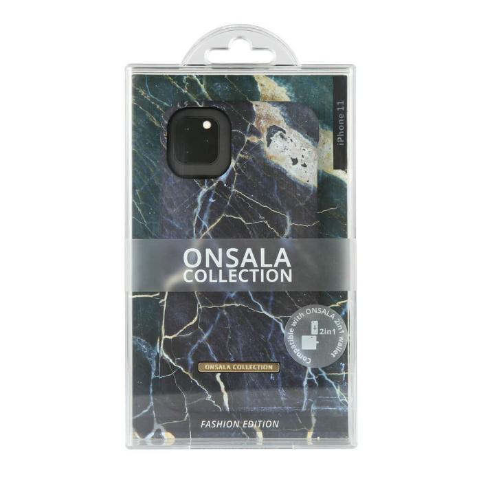 Bild 2, Onsala ONSALA iPhone 11 Mobilskal Soft Black Galaxy Marble - Teknikhallen.se