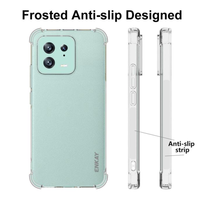 Bild 2, ENKAY ENKAY Xiaomi 13 5G Skal Shockproof TPU Transparent - Teknikhallen.se