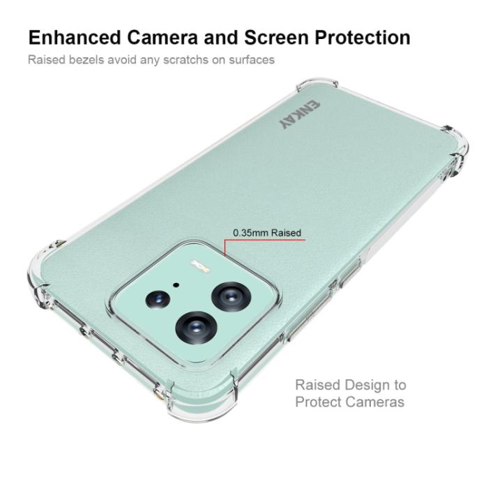 Bild 5, ENKAY ENKAY Xiaomi 13 5G Skal Shockproof TPU Transparent - Teknikhallen.se