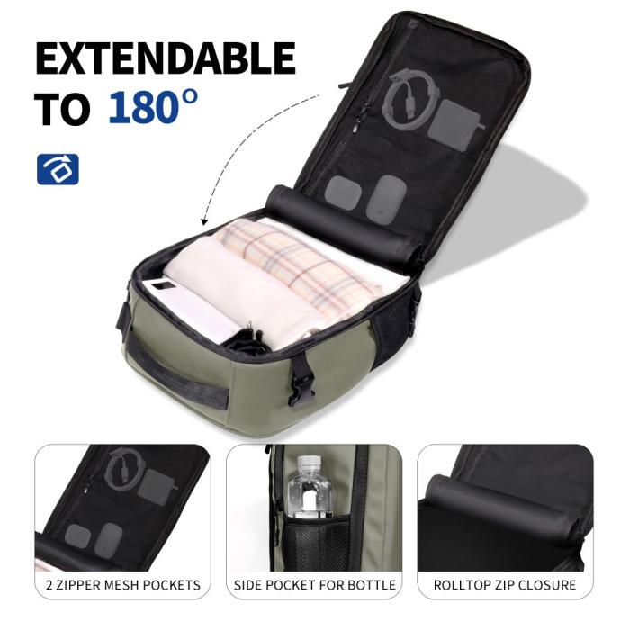 Bild 6, Tech-Protect Tech-Protect Ryggsäck 20L 40x20x25 Defender Olive Green - Teknikhallen.se