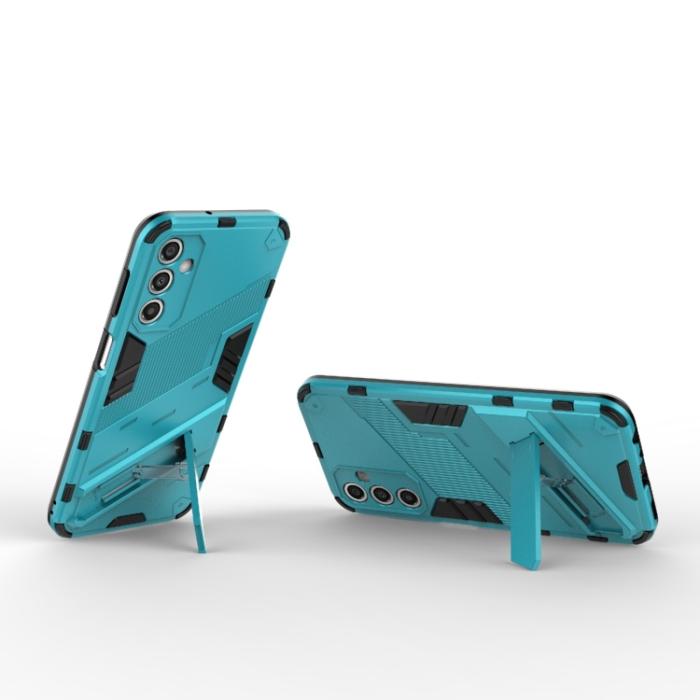 Bild 3,  Samsung Galaxy A24 5G Skal Hybrid Kickstand Blå - Teknikhallen.se