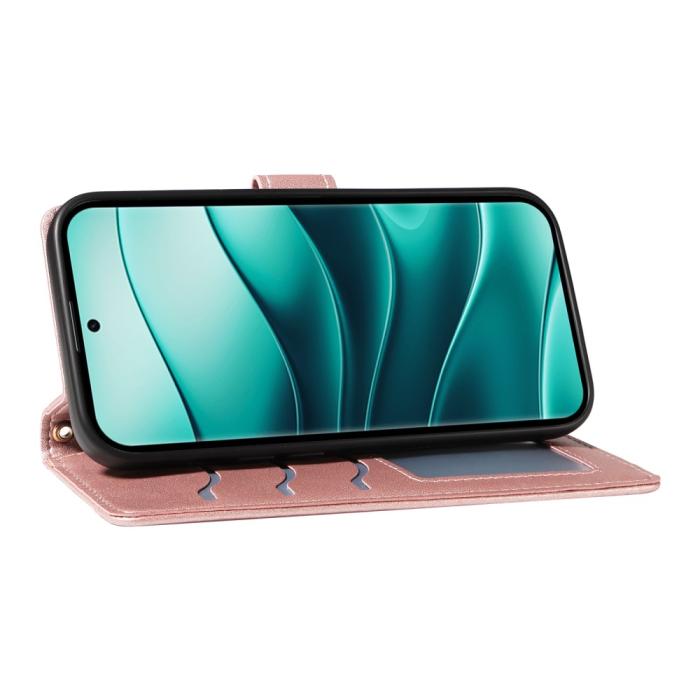 Bild 3,  Xiaomi Redmi Note 14 Pro/Pro Plus 5G Fodral Rhombus Läder - Teknikhallen.se