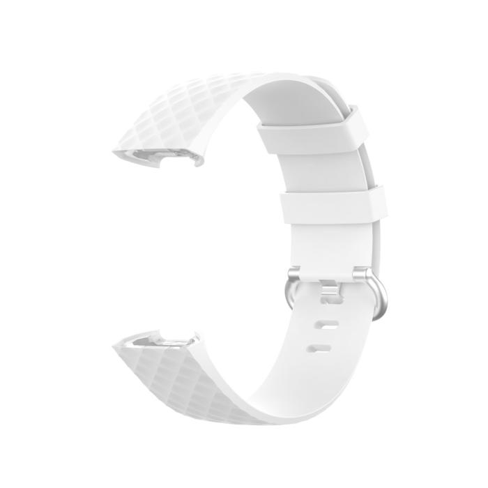 Bild 3,  Armband Fitbit Charge 3 / 4 Vit - Teknikhallen.se