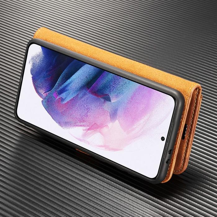 Bild 3, DG.MING Samsung Galaxy S21 - DG.MING 2in1 Magnet Fodral - Brun - Teknikhallen.se