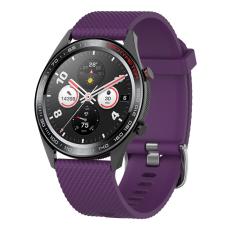  Diamond Silikon Armband F&ouml;r Smartwatch - Lila (22mm) - Teknikhallen.se