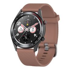  Diamond Silikon Armband F&ouml;r Smartwatch - Brun (22mm) - Teknikhallen.se