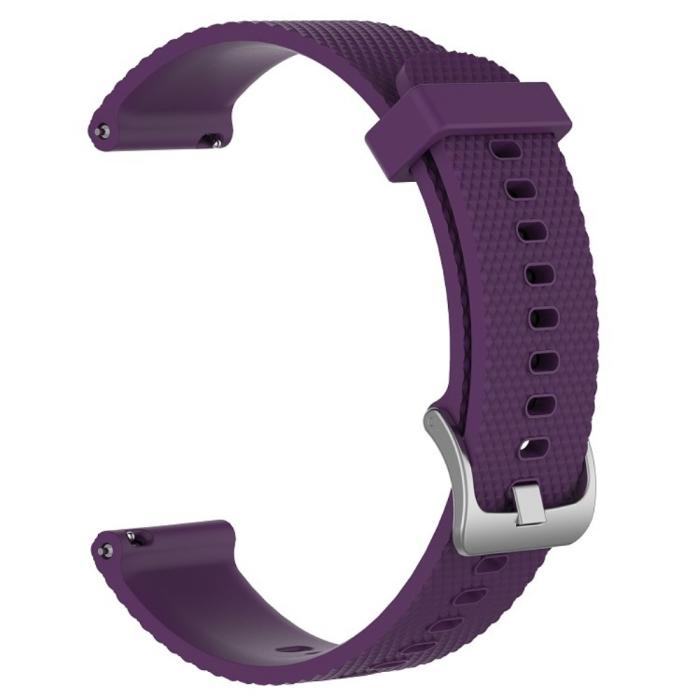 Bild 2,  Diamond Silikon Armband För Smartwatch - Lila (22mm) - Teknikhallen.se