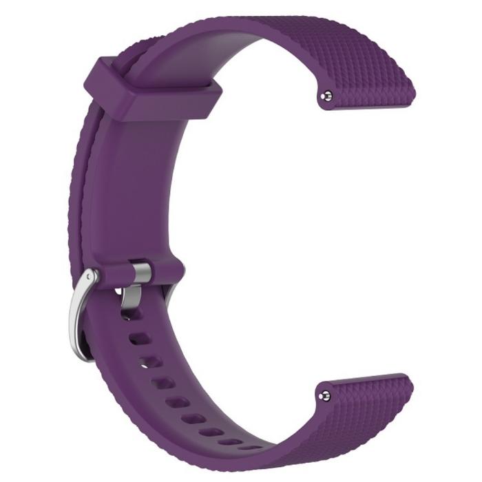 Bild 3,  Diamond Silikon Armband För Smartwatch - Lila (22mm) - Teknikhallen.se