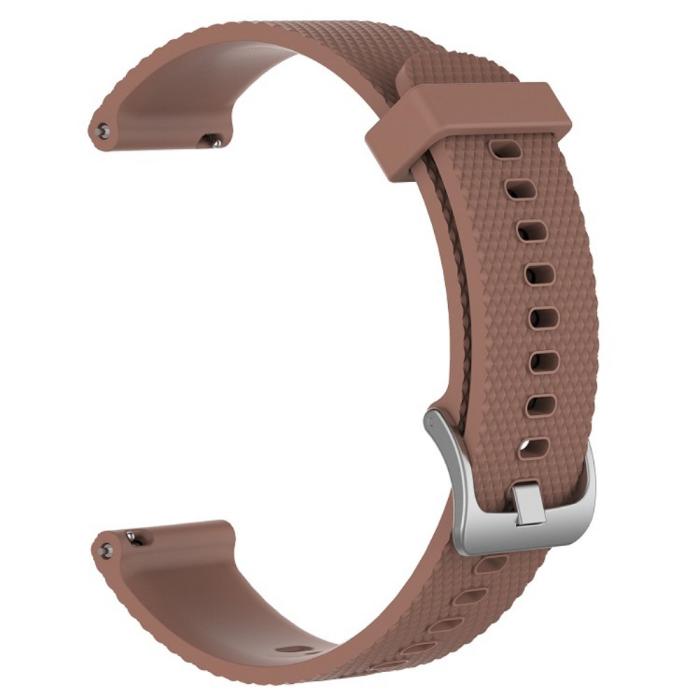 Bild 2,  Diamond Silikon Armband För Smartwatch - Brun (22mm) - Teknikhallen.se