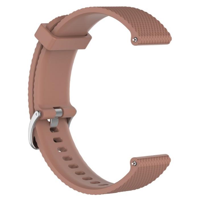 Bild 3,  Diamond Silikon Armband För Smartwatch - Brun (22mm) - Teknikhallen.se