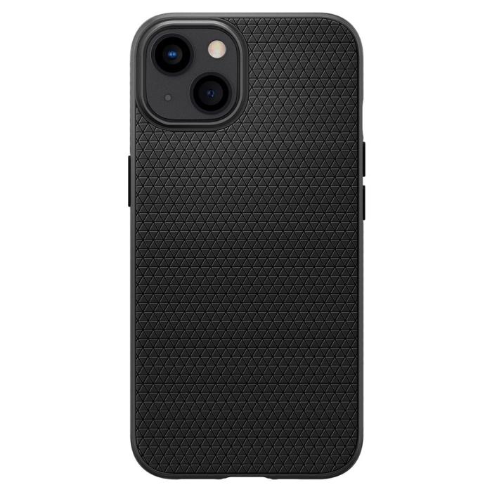 Bild 2, Spigen Spigen iPhone 13 Mini Skal Liquid Air Matt Svart - Teknikhallen.se