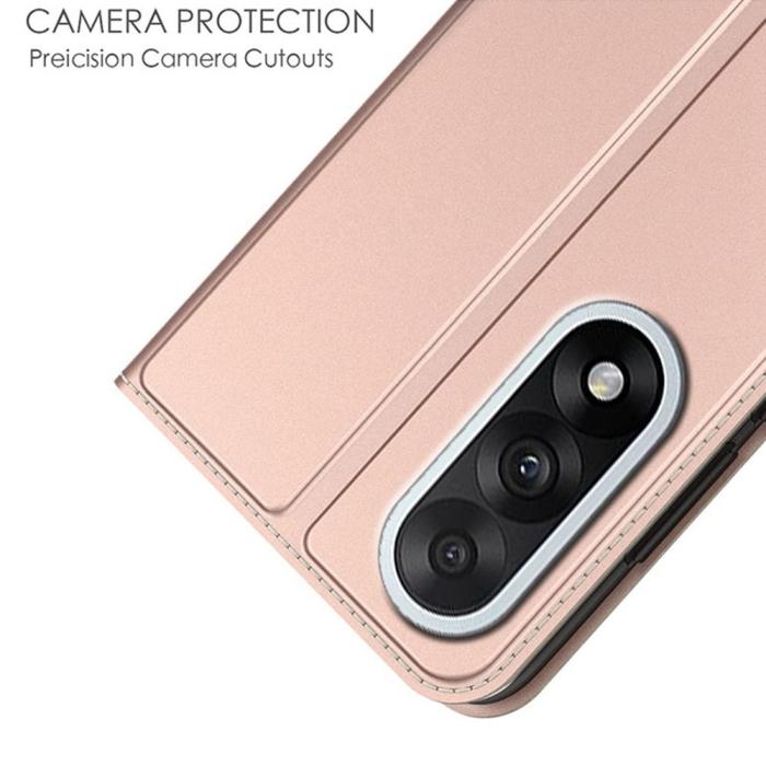 Bild 5,  OnePlus Nord 5 5G Fodral Flip Läder Roséguld - Teknikhallen.se