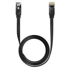 BASEUS Baseus 2m Cat6 Platt RJ45 N&auml;tverkskabel Svart - Teknikhallen.se