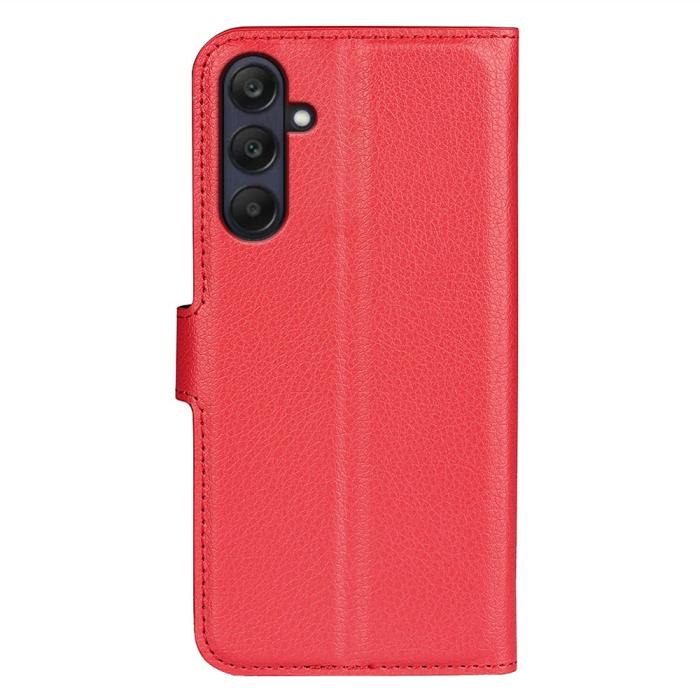 Bild 6,  Samsung Galaxy A16 / A26 5G Fodral Litchi Läder Textur Röd - Teknikhallen.se