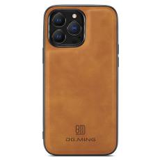 DG.MING DG.MING iPhone 15 Pro Skal L&auml;derbelagt Brun - Teknikhallen.se