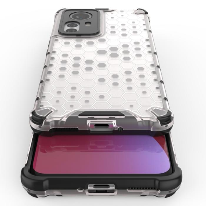 Bild 5,  Xiaomi 12 Pro Skal Hybrid Honeycomb Svart - Teknikhallen.se