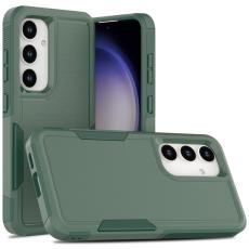  Samsung Galaxy S24 Skal Xtreme Shockproof Hybrid M&ouml;rk Gr&ouml;n - Teknikhallen.se