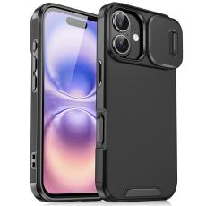  iPhone 17 Skal Hybrid Armor CamCover Svart - Teknikhallen.se