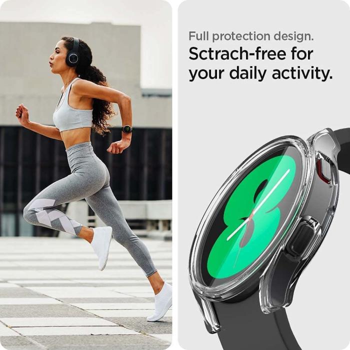 Bild 5, Spigen Spigen Galaxy Watch 4/5 44 mm Skal Ultra Hybrid Transparent - Teknikhallen.se