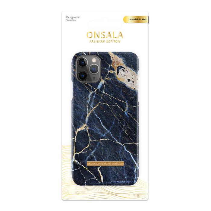 Bild 2, Onsala ONSALA iPhone 11 Pro Max Mobilskal Soft Black Galaxy Marble - Teknikhallen.se