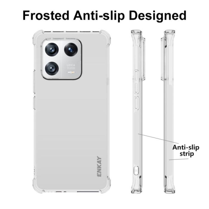 Bild 2, ENKAY ENKAY Xiaomi 13 Pro 5G Skal Shockproof TPU Transparent - Teknikhallen.se
