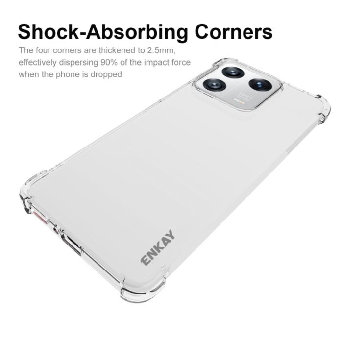 Bild 4, ENKAY ENKAY Xiaomi 13 Pro 5G Skal Shockproof TPU Transparent - Teknikhallen.se