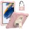  Galaxy Tab A8 Skal Hybrid Shockproof Kickstand Rosa - Teknikhallen.se