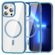 ColorPop ColorPop iPhone 13 Pro Skal CH MagSafe Transparent/M&ouml;rk Bl&aring; - Teknikhallen.se