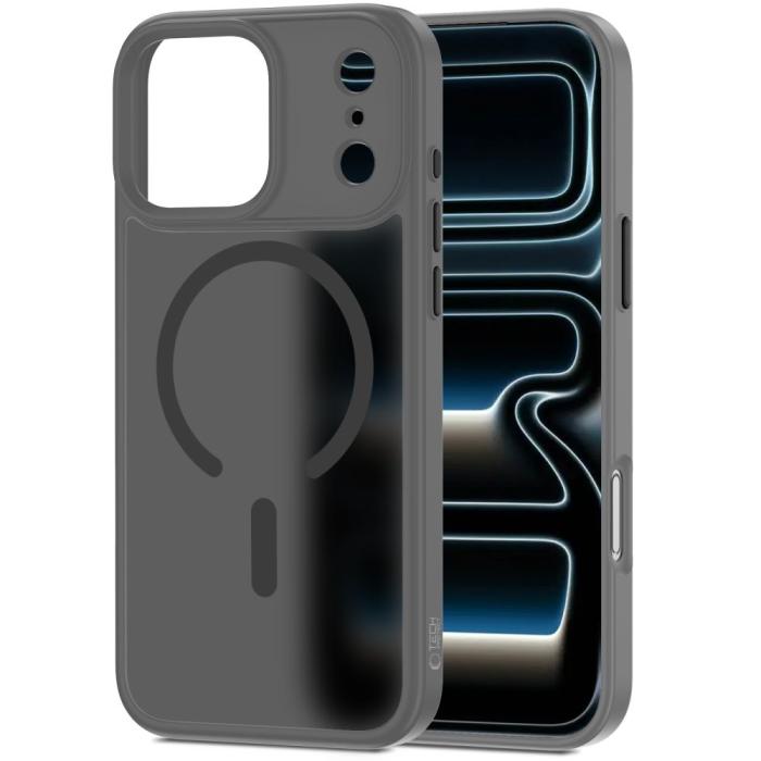 Bild 3, Tech-Protect Tech-Protect iPhone 17 Pro Skal MagSafe MagMat Crayon Grey - Teknikhallen.se
