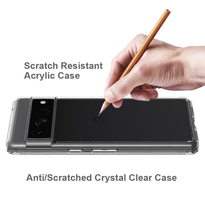Bild 5,  Google Pixel 7 Pro Skal Akryl/TPU Transparent - Teknikhallen.se
