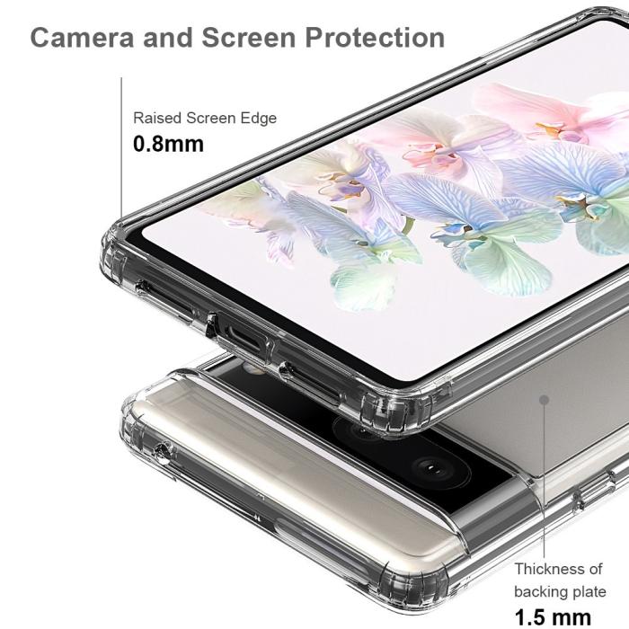 Bild 3,  Google Pixel 7 Skal Akryl/TPU Transparent - Teknikhallen.se