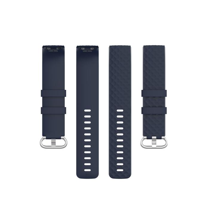Bild 4,  Armband Fitbit Charge 3 / 4 Navy Blue - Teknikhallen.se