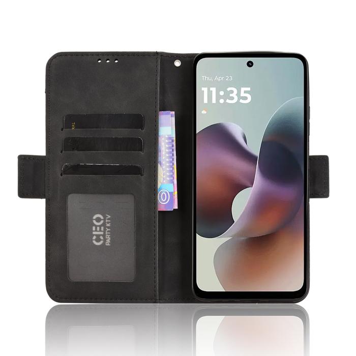 Bild 5,  Motorola Moto G56 5G Fodral Med Avtagbart Kortfack Svart - Teknikhallen.se