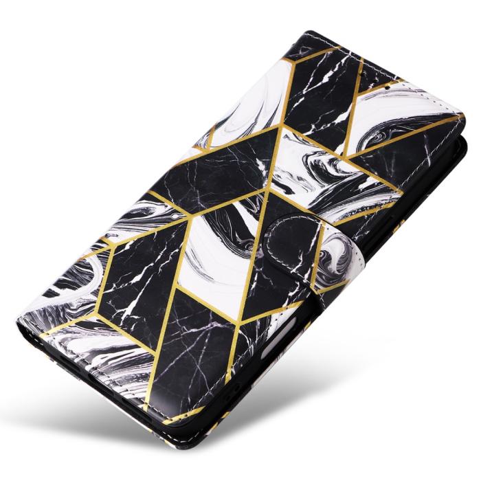 Bild 5,  iPhone 16 Pro Max Fodral Marmor Tryck Svart - Teknikhallen.se