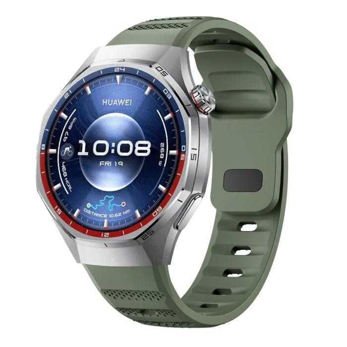 Bild 3,  Huawei Watch GT 6 Pro 46 mm Armband AeroSilicone Grön - Teknikhallen.se