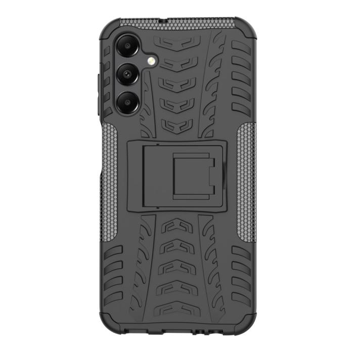 Bild 5,  Samsung Galaxy A15 4G/5G Ultimata Stöttåligt med Stöd Svart - Teknikhallen.se