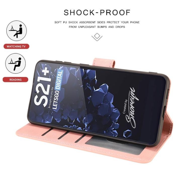 Bild 4,  Samsung Galaxy S22 Fodral Skin Touch Roséguld - Teknikhallen.se