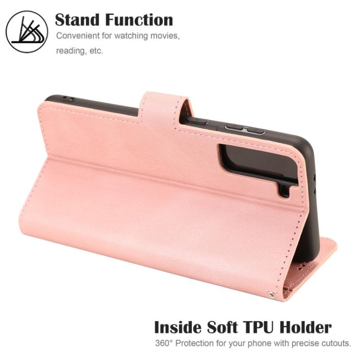 Bild 5,  Samsung Galaxy S22 Fodral Skin Touch Roséguld - Teknikhallen.se