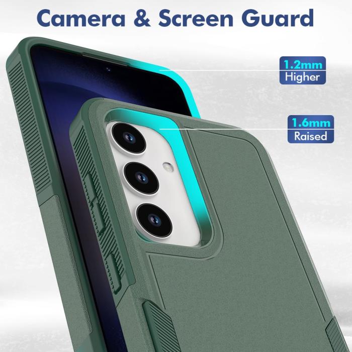 Bild 3,  Samsung Galaxy S24 Skal Xtreme Shockproof Hybrid Mörk Grön - Teknikhallen.se