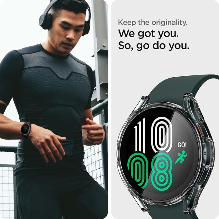 Bild 6, Spigen Spigen Galaxy Watch 4/5 44 mm Skal Ultra Hybrid Transparent - Teknikhallen.se