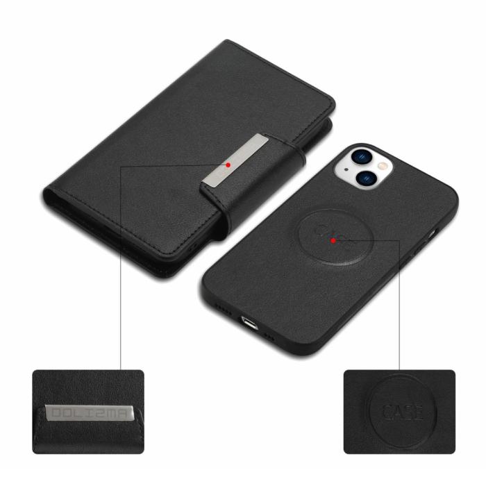 Bild 3,  iPhone 15 Plus 2in1 Magnet Fodral Svart - Teknikhallen.se