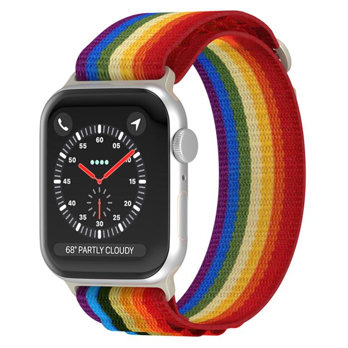 Bild 2, ColorPop Apple Watch 38/40/41/42 mm Armband Alpine Pro Loop Rainbow - Teknikhallen.se