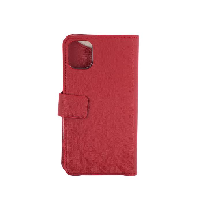 Bild 3, Onsala ONSALA iPhone 12 Mini 2in1 Magnet Fodral / Skal Saffiano Red - Teknikhallen.se