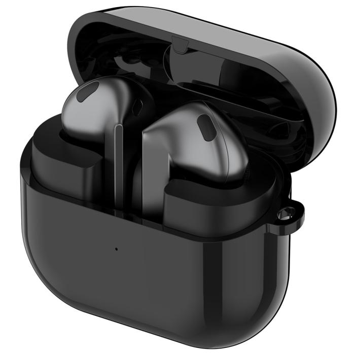 Bild 2,  Samsung Galaxy Buds 3 Trådlöst Laddningsfodral Svart - Teknikhallen.se