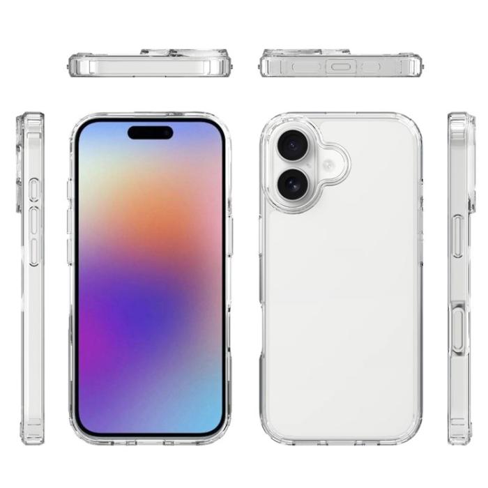 Bild 2,  iPhone 17 Skal Akryl / TPU Transparent - Teknikhallen.se