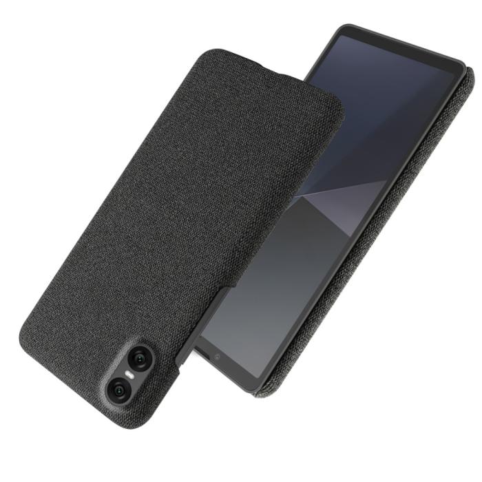 Bild 2,  Sony Xperia 10 VII Skal Tygbelagt Svart - Teknikhallen.se